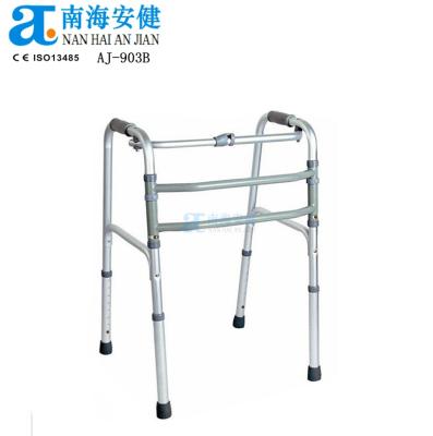 China AJ-903B aluminum double crossed homecare branded bariatric adult wallker lightweight walking cane for sale