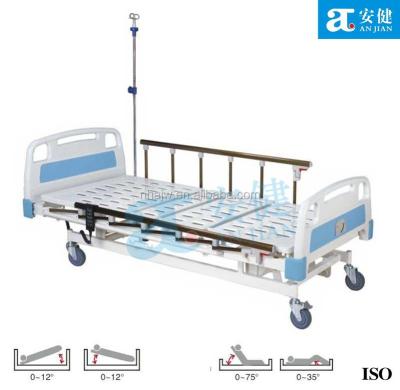 China Hydraulic Electric Power Hospital Four Function Metal Medical Bed AJ-101406AD for sale