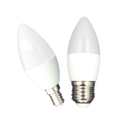 China Desk CE rohs LED candle light C37 led bulb E14 E27 3W 4W 5W 6W 7W for sale