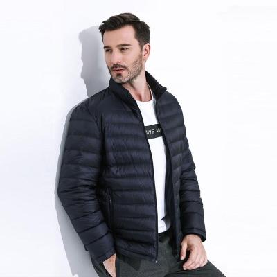 China Viable quality winter blue lightweight short jackets for men for sale