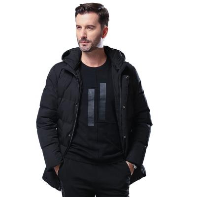 China Winter Breathable Hooded Mens Fashion Black Duck Urban Coats for sale