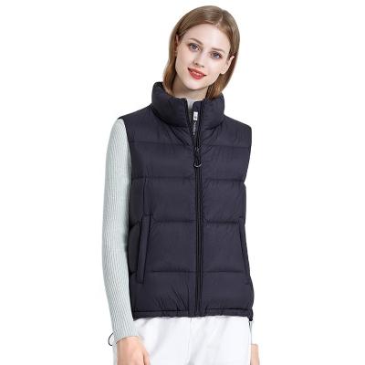 China [TANBOER-TB200012] Good Quality Factory Waterproof Custom Made Winter Straight Down Stripper Vest For Women for sale