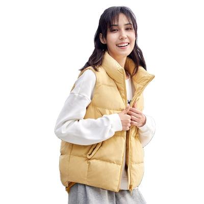 China [TANBOER-TD216006] Large Sizes Waterproof Custom Ladies Down Vest 90% Down 10% Feather for sale