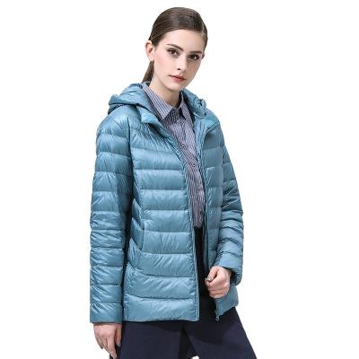 China TANBOER New Style Breathable Women's Packable Lightweight Waterproof Brand Down Jackets TB17236 for sale