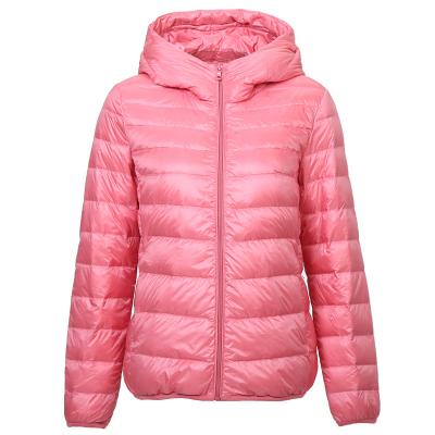 China TANBOER Custom Made Women's Winter Jackets 90% Duck Down Puffer Jackets Breathable Coat for sale