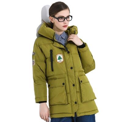 China Low Price Windproof Jackets Womens Down Coats Warm Hooded Breathable Jackets Down Coat Women Winter Lightweight Down Jacket for sale