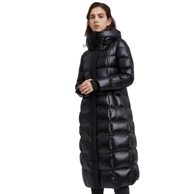 China [TANBOER-TB212900] viable custom made women plus size 90% down warm long coat down jackets for sale