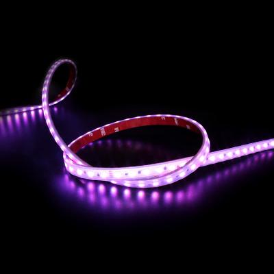 China Custom Accessible Theme Park Neon Sign 5050 DMX Pixe Flexible RGB Wall Decoration Silicone 24V Cable LED Strip Rope Led Pipe Lighting for sale