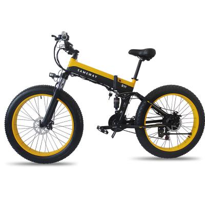 China China Max Motor Frame Power Aluminum Alloy SAMEWAY S11 21 Speed ​​Electric Bike 48V 350W 26inch Ebike Lithium Battery Electric Bicycle for sale