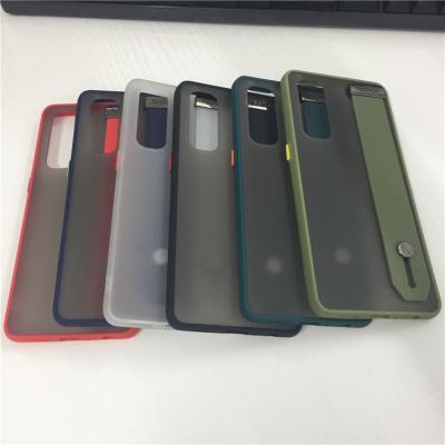 China Luxury eco-friendly wrist strap holder matte cell phone case for hot play/infinix les 9 mobile accessories for sale