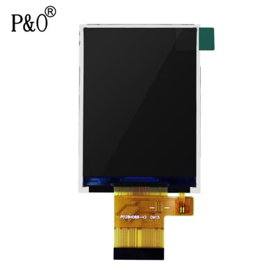 China Factory Direct Sale 2.8(W)x69.2(H)x2.3(T) Inch 240*320 Resolution St7789v Tft LCD Panel 50 for sale