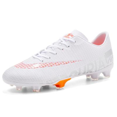 China Fashion\Comfortable\Durable Soccer Boots 2021 Breathable Indoor Soccer Cleats Men Long Spikes Ankle Training Football Boots Professional Soccer Shoe for sale