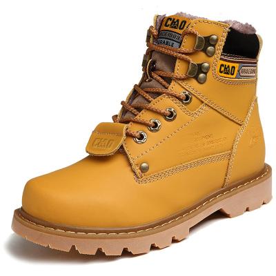 China Martin Boots Winter Waterproof Boots for Men's Outdoor Leather Waterproof Work Tooling Warm Men's Boots for sale