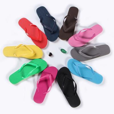 China Flip Flops Wholesale Custom Women Wedding Cheap Flip Flops Beach Slippers Eva Rubber Black Flip Flops For Ladies for sale