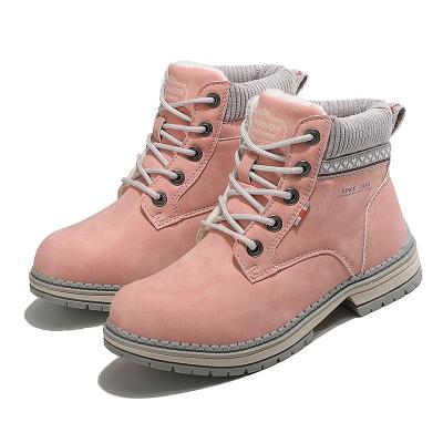 China Fashion Trend 2021 Winter Cotton Shoes Women's Leisure Outdoor Cotton Boots High Top Velvet Warm Snow Boots for sale