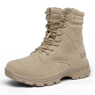 China Waterproof Combat Sports Army Military Tactical Ankle Boots Outdoor Rising Camping Shoes for sale