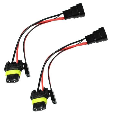 China CQL 9006 Convert 9005 Waterproof Extension Male Female Wiring Pigtail Joint For LED Headlight Connector Socket 1220 for sale