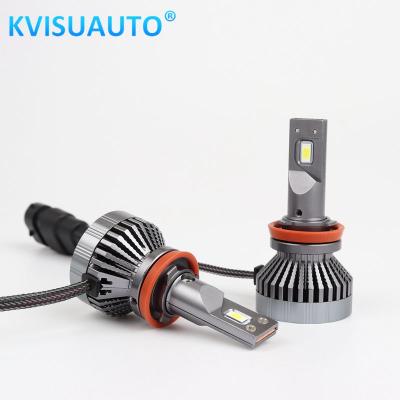 China Automotive led headlight CQL KVISUAUTO H4 110W 16000LM LED H7 9006 55W 20000lm 6000K canbus H1 H3 H8 H11 9005 led headlight bulb for sale