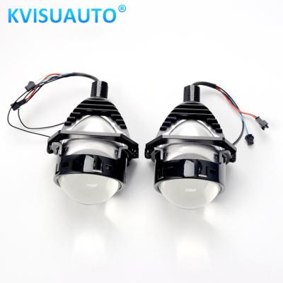 China Bi LED Driving Light CQL 3.0inch R4 Projector Lens For Car Headlight 4600LM 70W 6000k Devil Eyes H7 H1 HB3 HB4 9005 9006 for sale