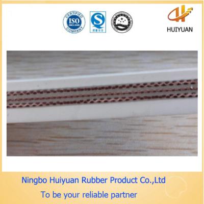 China White Rubber Multi-Ply Canvas Food Nylon Conveyor Belting for sugar production for sale