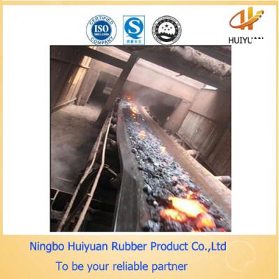 China Heat & High Temperature Resistant Conveyor Rubber Belt (NN100-NN500) for sale