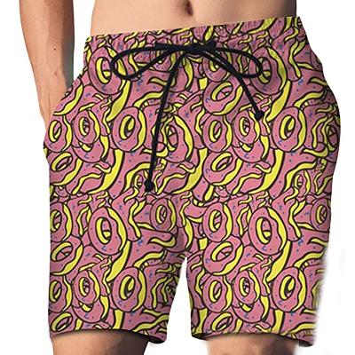 China 2021 Summer Surffing QUICK DRY Casual Male Swimwear Shorts Printing Custom Men's Polyester Shorts for sale