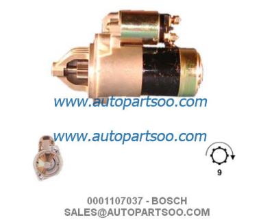 China 0001107037 0001107048 - motor de arrancador de BOSCH 12V 1.4KW 9T en venta