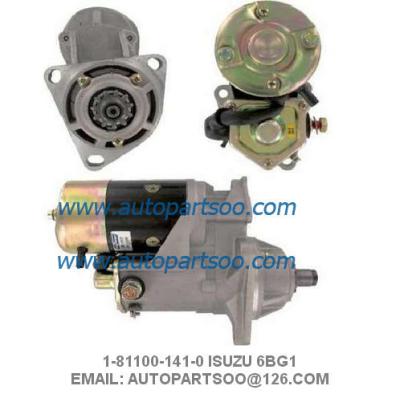 China Motor de arrancador de ISUZU 6BG1 1-81100-141-0 1811001410 en venta