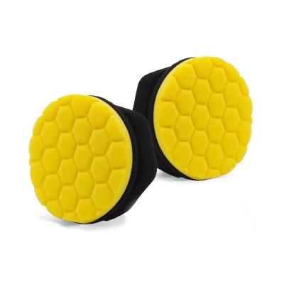 China Car Easily Cleaning Reusable Tire Hex Grip Grip Dressing Applicator Reusable Car Foam Sponge Tire Remover Sponge Retailer Supplies for sale