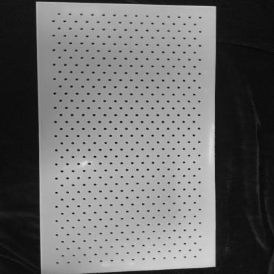 China PP PVC Light Weight Perforated Plastic Sheet With Round Hole for sale