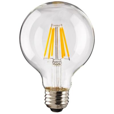 China Hotel Led Candle Bulb Dimmable Led Filament Light Bulb E27 G80 LED Filament Light Lamp Bulb for sale