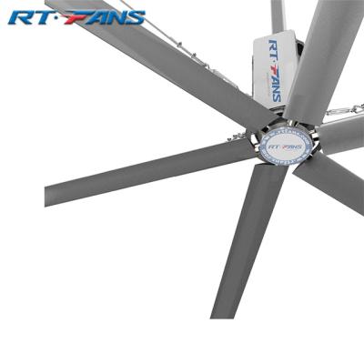 China Garage RTFANS HVLS Fan For Large Space Large Ventilation Industrial Ceiling Fan for sale