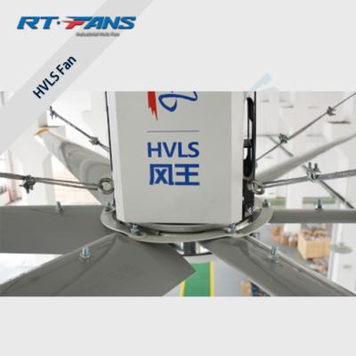 China Advertising company best selling hvls energy saving fan RTFANS for factory large diameter industrial ceiling fans for sale