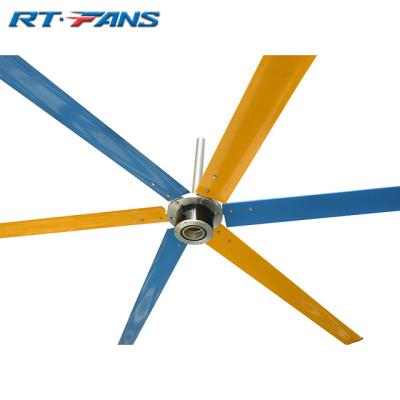 China RTFANS outdoor best selling 6 blades HVLS in Thailand commercial ceiling fan for sale