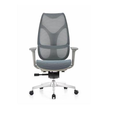 China Adjustable (height) popular high quality Factory Adjustable Armrest Sillas De Oficina Modern Swivel High Back Ergonomic Mesh Office Chair for sale