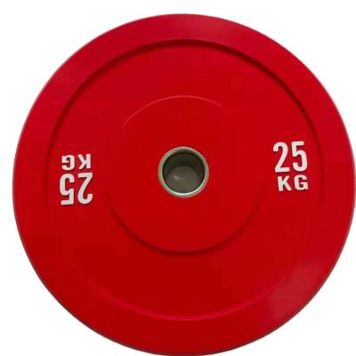 China Commercial Use High Quality Popular Cast Iron BarbellSets Weight Stack PlateFitness Colors Film Buffer Panel Pad Rubber Dish for sale