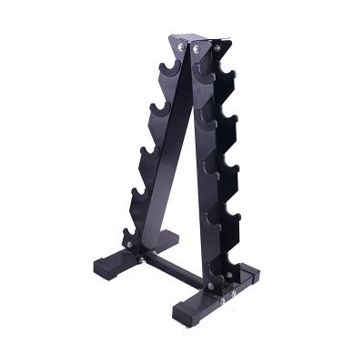 China factory wholesale black scratch proof can be customized modern vertical metal dumbbell rack for storage fitness equipment for sale