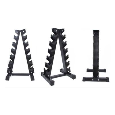 China good quality scuff-proof black can be customized portable metal gym dumbbell rack for storage fitness equipment for sale