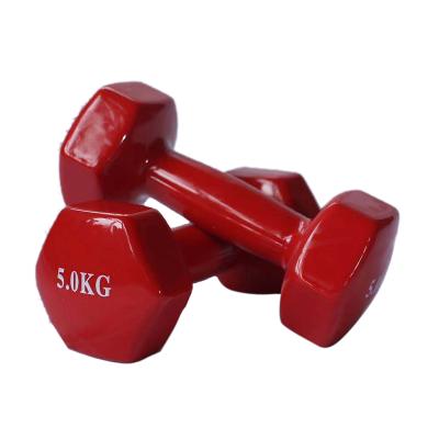 China Multi-Fitness Inexpensive Color Cast Iron 1KG-10KG Solid Flexible Adjustable Dumbbell For Fitness for sale