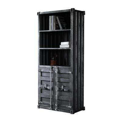 China Iron As A Whole Bookcase Storage Shipping Container Furniture Industrial Metal Cabinet For Books for sale