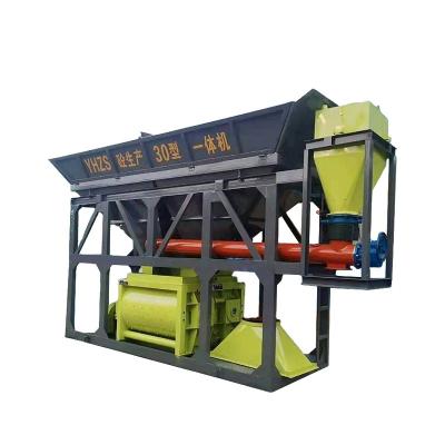 China Construction worksÂ   Mixture Hzs25 Concrete Mix Dry Concrete Batching Plant For Machine Building for sale