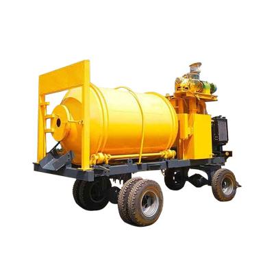 China Building Material Stores China 3ton Mobile Mini Asphalt Making Machine Asphalt Bitumen Machinery Mixing Plant for sale