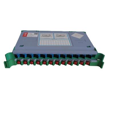 China FTTH 12 Core Splice Tray ODF Cabinet Splice Tray Fiber Optic Cable Splice Tray Green Fiber Optic Cable Module Integrated for sale