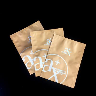 China Customized Moisture Proof Makeup And Skincare Packaging Facial Bags / Foil Mylar Mask Bags / Cosmetic Cream Bags for sale