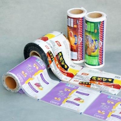 China Plastic Laminated Crash Resistance Film Rolls Food Packaging For Popular Milk Spice Powder Packing Tea Sugar Sealing Film for sale