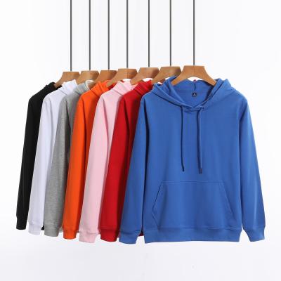 China Custom Unisex Oversized Simple Cotton Hoodie Anti-Wrinkle Sweatshirt 350g Popular Soild Printing Empty Hoodies For Women Men for sale