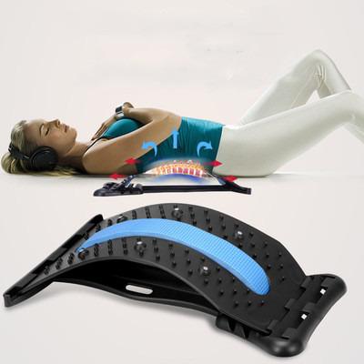 China EVA Back Stretcher Adjustable High Quality Body Stretching Muscle Back Stretcher Device Waist Massage Back Stretcher for sale