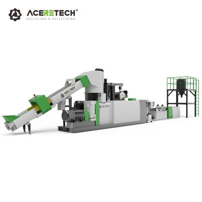 China Pellet Granulator ACS-PRO Famous Brand PVC Cold Cut Pelletizing Plastic Recycling Hot Extruder for sale