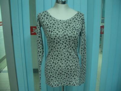 China Cotton Blends Ribbed Fashion Pullover Sweaters For Young Girls Full Stars Printing for sale