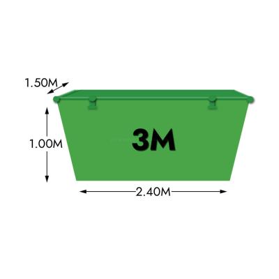 China Garbage Disposal Waste Bins Scrap Metal Waste Bins Marrell Steel Skip Outdoor Recycling Trash Can For Sale for sale